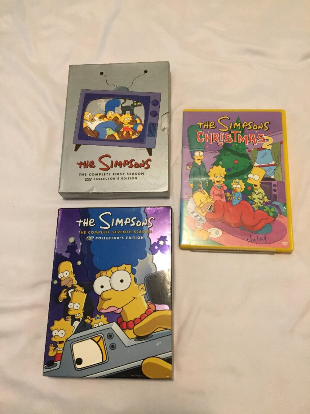 The Simpsons DVD Lot Season 1, 7 and Christmas #2